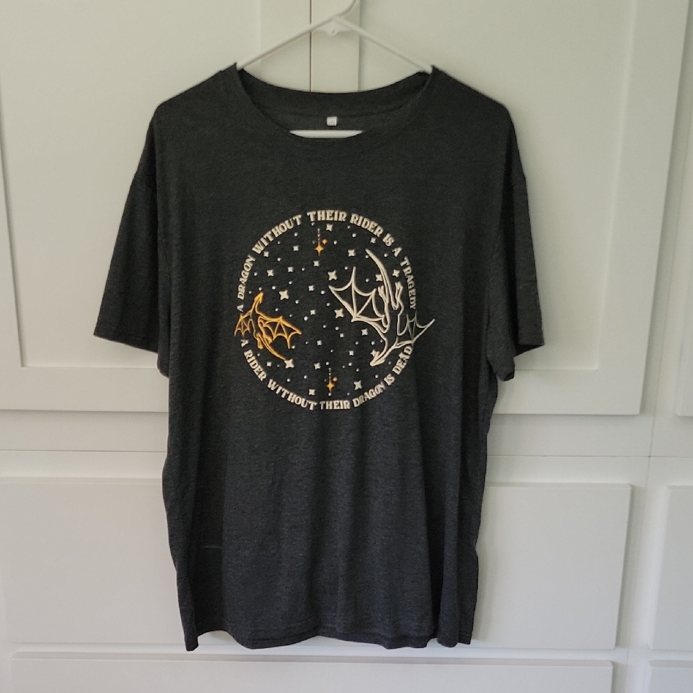Graphic Tee with Dragon Design